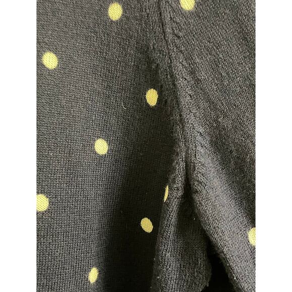 Uniqlo Navy Polka Dot Cardigan Sweater XL - Picture 9 of 15